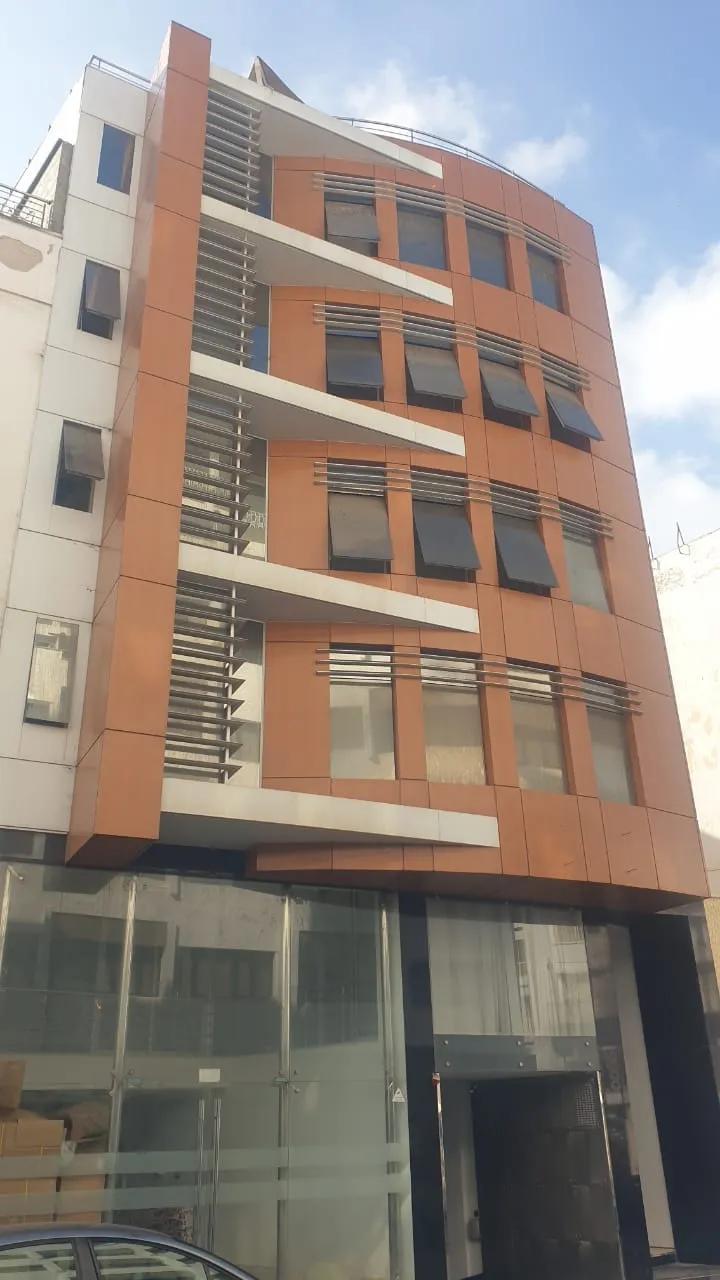 Avant nettoyage : vitres et façades, exemple 1